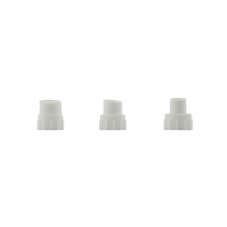 Face Care Skin Beauty Set Hydro Scrub Silicone Tips 4 Pcs For Elitzia ETLB245 Or ETLB248 Beauty Machine White 3 Tips Per Set