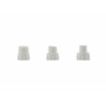 Face Care Skin Beauty Set Hydro Scrub Silicone Tips 4 Pcs For Elitzia ETLB245 Or ETLB248 Beauty Machine White 3 Tips Per Set