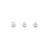 Face Care Skin Beauty Set Hydro Scrub Silicone Tips 4 Pcs For Elitzia ETLB245 Or ETLB248 Beauty Machine White 3 Tips Per Set