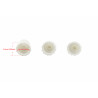 Face Care Skin Beauty Set Hydro Scrub Silicone Tips 4 Pcs For Elitzia ETLB245 Or ETLB248 Beauty Machine White 3 Tips Per Set