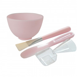 Skin Care Tools Face Beauty DIY Mask Bowl Set Beauty Spa Or Home Use 12 Types Optional Elitzia ET8121 (Size M, Pink Pack of 4)
