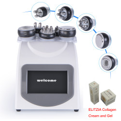 Weight Loss Skin Beauty Machine 5 In 1 Cavitation Vacuum RF Slimming Equipment Elitzia ETWL939