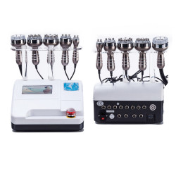 Body Shaper Weight Loss Skin Care Machine 5 In 1 Ultrasonic Cavitation RF Vacuum Elitzia ETWD675