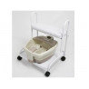 Pedicure Trolley Nail Salon Rolling Foot Basin Cart Foot Bath Foot Massage Tool Elitzia ETST22