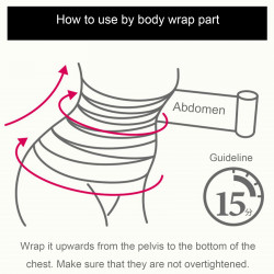 copy of Body wrap weight loss massage heat cling film plastic disposable slimming black sealing roll Elitzia ET28724S