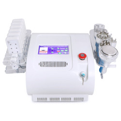 Body Shaper Facial Beauty Machine 8 In 1 Cavitation Vacuum RF Photon 8 Pads Equipment Elitzia ETUU7001S