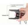 Reading Lamp Clip Type Energy-saving For Reading Working And Eye-protection Elitzia ETUL102 （silver）