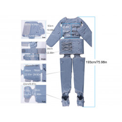Body Shaper Weight Loss Air Pressure Far Infrared Heating Sauna Suit Elitzia ETTG897