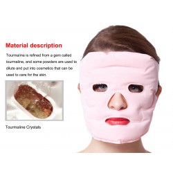 Facial Mask Face Massager Whitening Mask Skin Care Tourmaline Beauty Mask Magnetic Massage Radiation Protection Elitzia ETSK55