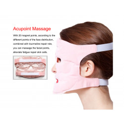 Facial Mask Face Massager Whitening Mask Skin Care Tourmaline Beauty Mask Magnetic Massage Radiation Protection Elitzia ETSK55