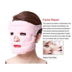 Facial Mask Face Massager Whitening Mask Skin Care Tourmaline Beauty Mask Magnetic Massage Radiation Protection Elitzia ETSK55
