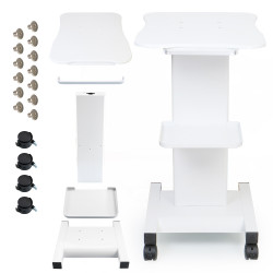 Beauty Salon Trolley Spa Facial Trolley Cart Ultrasonic Cavitation 40k Iron Trolley Stand Salon Cart Elitzia ETTRLLEY7
