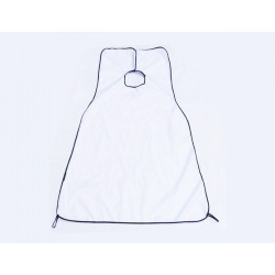 Beauty Salon Facial Hair Trimmings Catcher （Waterproof）Hairdressing Cape Cloth（With 2 Suckers）White Elitzia ETZ6