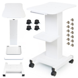 Beauty Salon Trolley Spa Facial Trolley Cart Ultrasonic Cavitation 40k Iron Trolley Stand Salon Cart Elitzia ETTRLLEY7