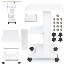Beauty Salon Trolley Spa Facial Trolley Cart Ultrasonic Cavitation 40k Iron Trolley Stand Salon Cart Elitzia ETTRLLEY7