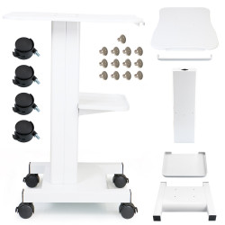 Beauty Salon Trolley Spa Facial Trolley Cart Ultrasonic Cavitation 40k Iron Trolley Stand Salon Cart Elitzia ETTRLLEY7