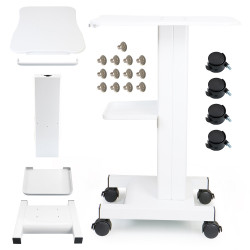 Beauty Salon Trolley Spa Facial Trolley Cart Ultrasonic Cavitation 40k Iron Trolley Stand Salon Cart Elitzia ETTRLLEY7