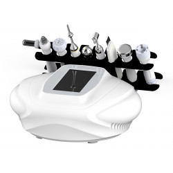 Face Care Skin Beauty 7 In1 High Frequency Vacuum RF Galvanic Skin Scrubber Multifunctional Beauty Salon Equipment Elitzia ETS07