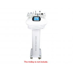 Face Care Skin Beauty 7 In1 High Frequency Vacuum RF Galvanic Skin Scrubber Multifunctional Beauty Salon Equipment Elitzia ETS07