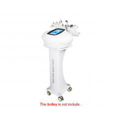 Face Care Skin Beauty 7 In1 High Frequency Vacuum RF Galvanic Skin Scrubber Multifunctional Beauty Salon Equipment Elitzia ETS07