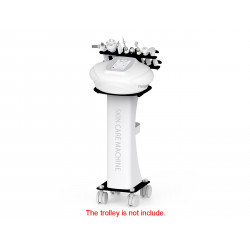 Face Care Skin Beauty 7 In1 High Frequency Vacuum RF Galvanic Skin Scrubber Multifunctional Beauty Salon Equipment Elitzia ETS07