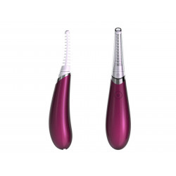 Eyelash Extension Tools Portable Electric Eyelash Curler Purple Options Elitzia ETSR1703