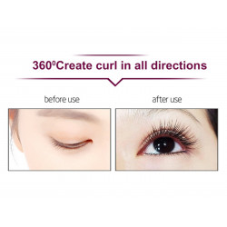 Eyelash Extension Tools Portable Electric Eyelash Curler Purple Options Elitzia ETSR1703