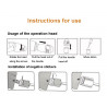 Eye Care Set Eye Massager Portable RF Ion Lifting Device Home Use Elitzia ETSC222