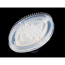 Portable Manual Body Massager Brush Health Care Elitzia ET031(Transparent)