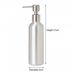 Facial Empty Container Stainless Steel  Beauty Salon Essential Oil Bottle Pump Spare Parts For ETOH843 Elitzia ET31713S
