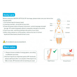 Elitzia ETSR1603 Water Optical RF Face Nutrition Import Instrument For Skin Tighten Micro Permeable Anti Wrinkle （White）