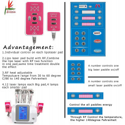 Body Slimming Machine R-F body Vacuum Massage Machine Beauty Salon Elitiza ET959A