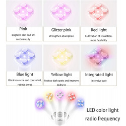 Anti Aging Facial Massager RF LED Light EMS Micro Current Skin Beauty Device Home Use Elitzia ETKD9900