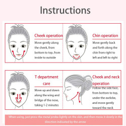 Anti Aging Facial Massager RF LED Light EMS Micro Current Skin Beauty Device Home Use Elitzia ETKD9900