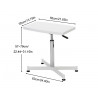 Beauty Salon Furniture Manicure Tools Simple Nail Table 360 Degrees Rotate Elitzia ET28347