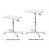 Beauty Salon Furniture Manicure Tools Simple Nail Table 360 Degrees Rotate Elitzia ET28347