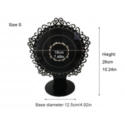 Nail Stand Sample Nail Tips Display Stand Nail Shop Only Two Colors Option Elitzia ETMM723（Black）