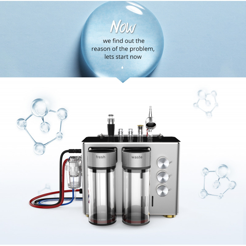 Hydro Facial 3in1  Micodermabrasion  Machine Hydrafacial Face Peeling Cleansing Device Skin  Sprayer Elitzia ET4274