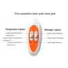 Health Care Vibrator Massager Far Infrared Heating Clothes Elitzia ETHYE102