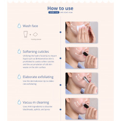 Hydro Facial 3in1  Micodermabrasion  Machine Hydrafacial Face Peeling Cleansing Device Skin  Sprayer Elitzia ET4274