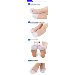 Foot Care Hallux Valgus Silicone Toe Separator Ballet Insole Elitzia ETFT014