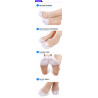 Foot Care Hallux Valgus Silicone Toe Separator Ballet Insole Elitzia ETFT014