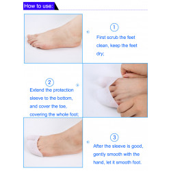 Foot Care Hallux Valgus Silicone Toe Separator Ballet Insole Elitzia ETFT014
