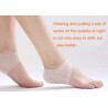 Foot Care Heel Moisturizing Protective Silicone Sleeve Breathable With Holes Daily-use Elitzia ETFT012