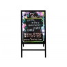 Beauty Salon Nail Hair Salon Furniture LED Handwritten Advertising Blackboard Two Types Options Elitzia ETLB1219（two-sided ）