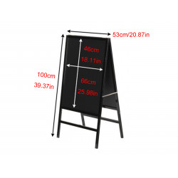 Beauty Salon Nail Hair Salon Furniture LED Handwritten Advertising Blackboard Two Types Options Elitzia ETLB1219（two-sided ）