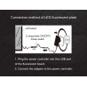 Beauty Salon Nail Hair Salon Furniture LED Handwritten Advertising Blackboard Two Types Options Elitzia ETLB1219（two-sided ）