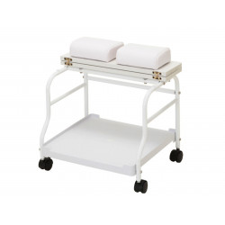 Beauty Salon Nail Salon Or Foot Bath Spa Portable Trolley Cart For Foot Rest Pedicure Two Colors Option Elitzia ET27969（white）