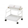 Beauty Salon Nail Salon Or Foot Bath Spa Portable Trolley Cart For Foot Rest Pedicure Two Colors Option Elitzia ET27969（white）