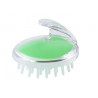Plastic Silicone Head Massager Hair Comb Hair Massage Scalp Brush Shampoo Brush 3 Colors Optional Elitzia ETHSF12（Green）